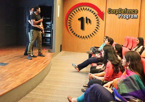 1 hour Self defence classes for corporate