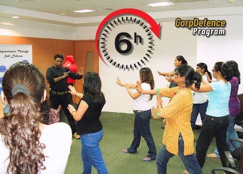 6-hour corporate self defence workshop