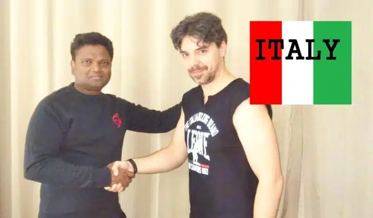 International Martial Arts Expert Fabio Ubezio a personal thanks image
