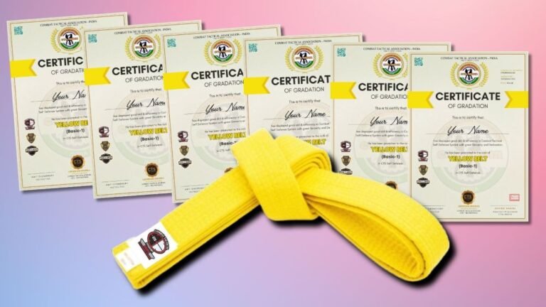 CTS yellow belt certificate