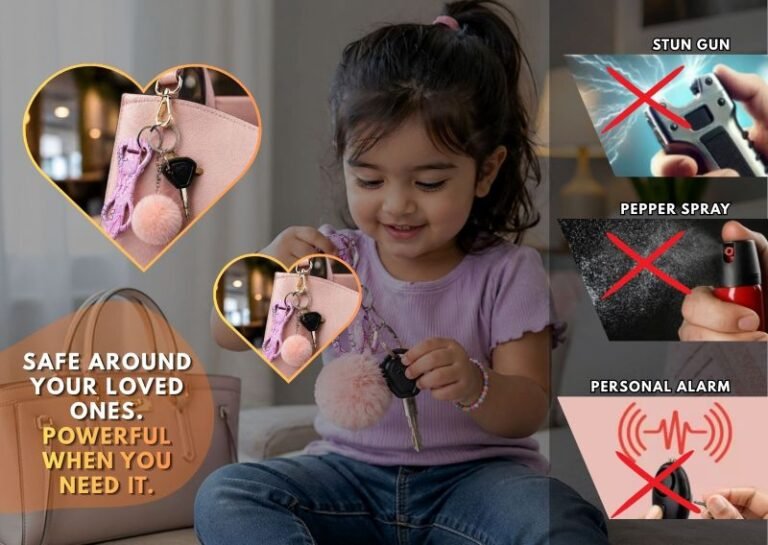Completely safe self defence keychain even children around