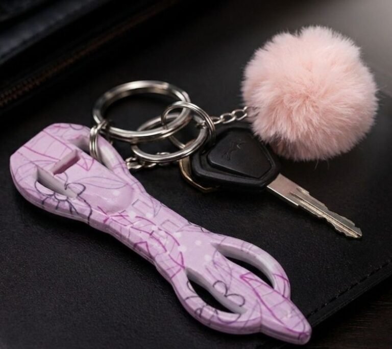 Easy to use QuickDefence self defence keychain and safety tool