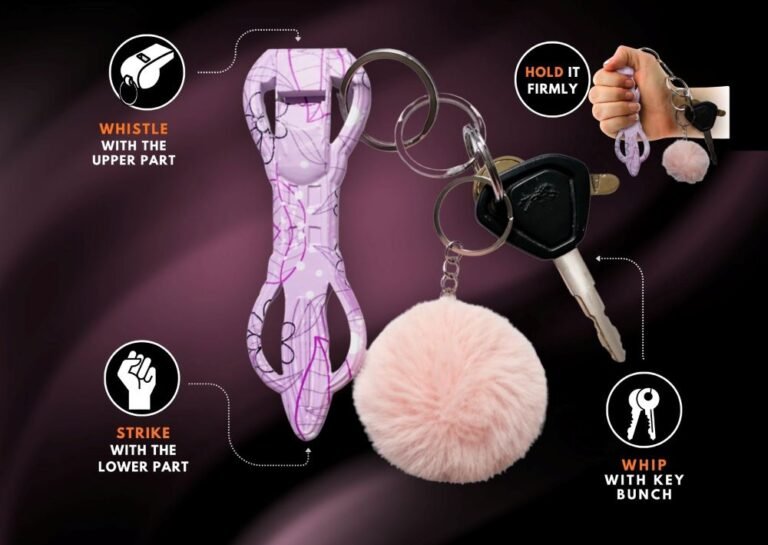 How to use self defence keychain