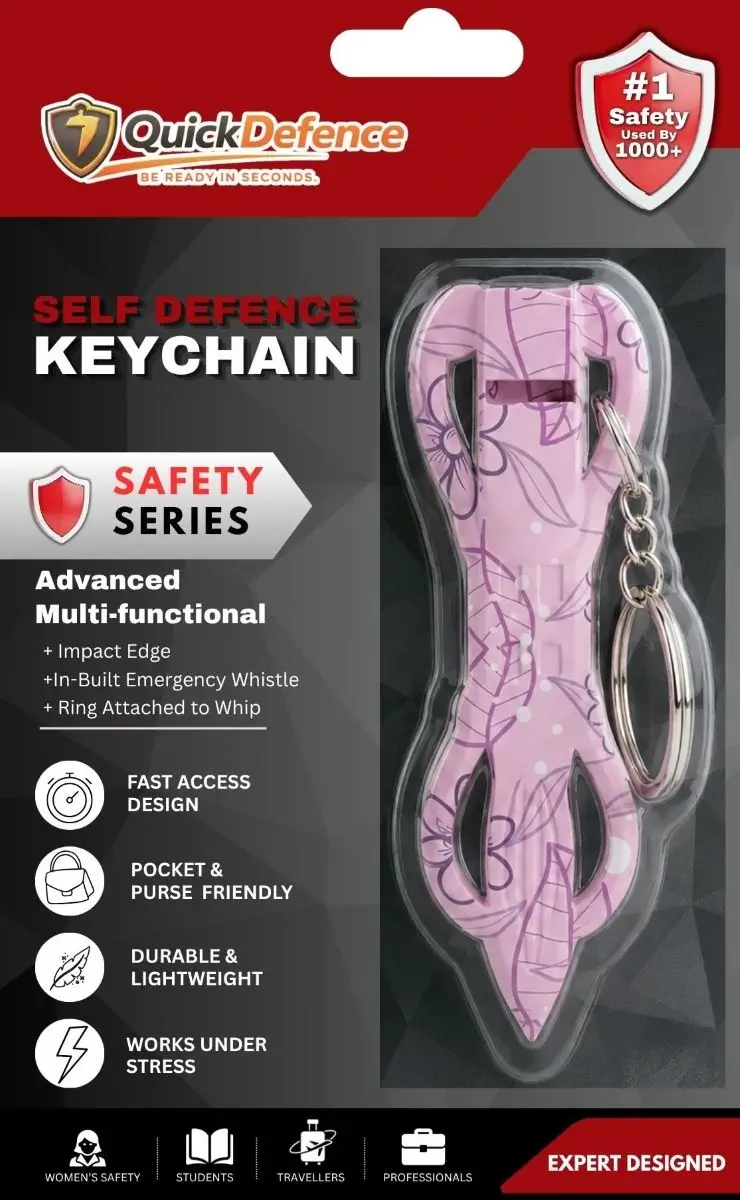 Single self defence keychain